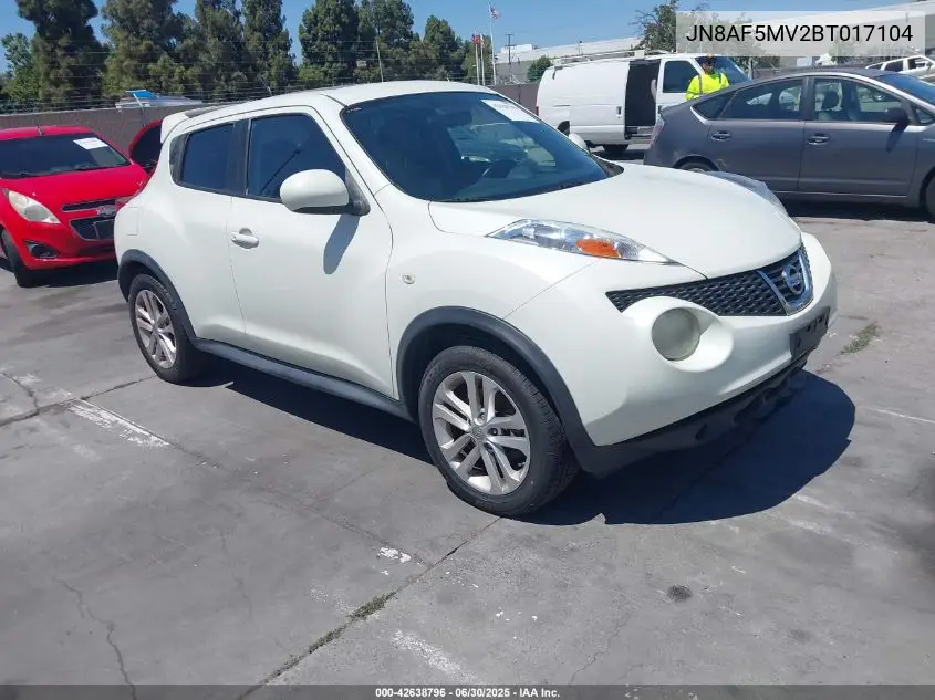 2011 Nissan Juke Sv VIN: JN8AF5MV2BT017104 Lot: 42638796