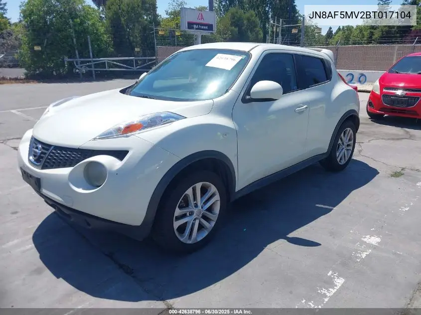 2011 Nissan Juke Sv VIN: JN8AF5MV2BT017104 Lot: 42638796