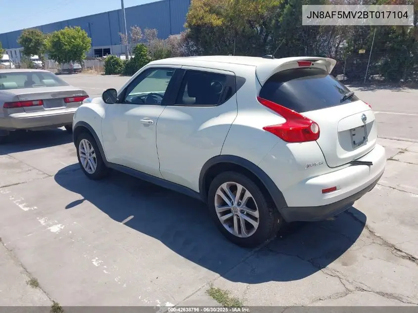 2011 Nissan Juke Sv VIN: JN8AF5MV2BT017104 Lot: 42638796