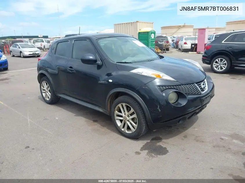 2011 Nissan Juke S VIN: JN8AF5MR7BT006831 Lot: 42675805