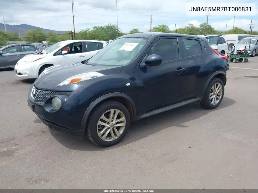 2011 Nissan Juke S VIN: JN8AF5MR7BT006831 Lot: 42675805