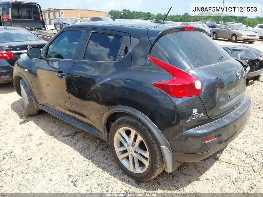 2012 Nissan Juke Sl VIN: JN8AF5MV1CT121553 Lot: 42600958
