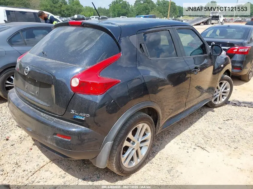 2012 Nissan Juke Sl VIN: JN8AF5MV1CT121553 Lot: 42600958