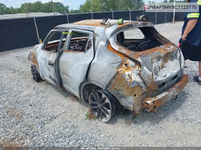 2012 Nissan Juke Sl VIN: JN8AF5MV8CT123770 Lot: 42615062