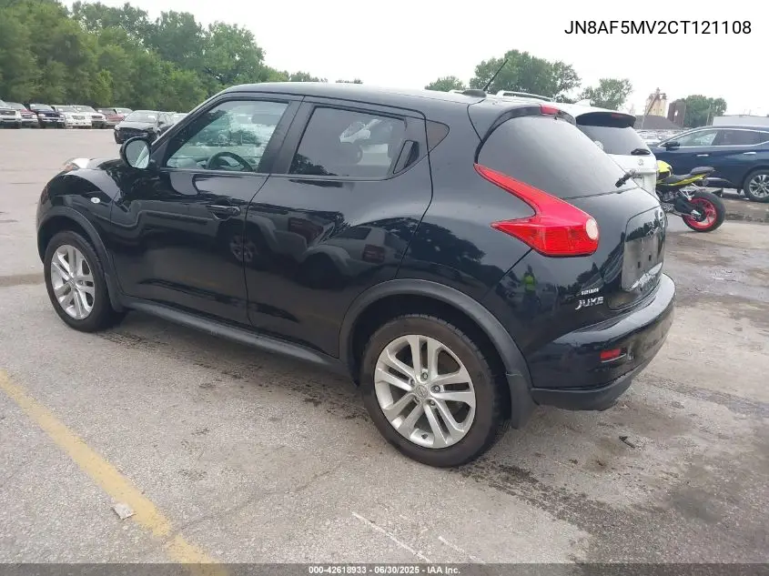 2012 Nissan Juke Sv VIN: JN8AF5MV2CT121108 Lot: 42618933