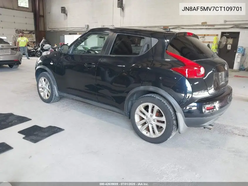 2012 Nissan Juke Sv VIN: JN8AF5MV7CT109701 Lot: 42639009