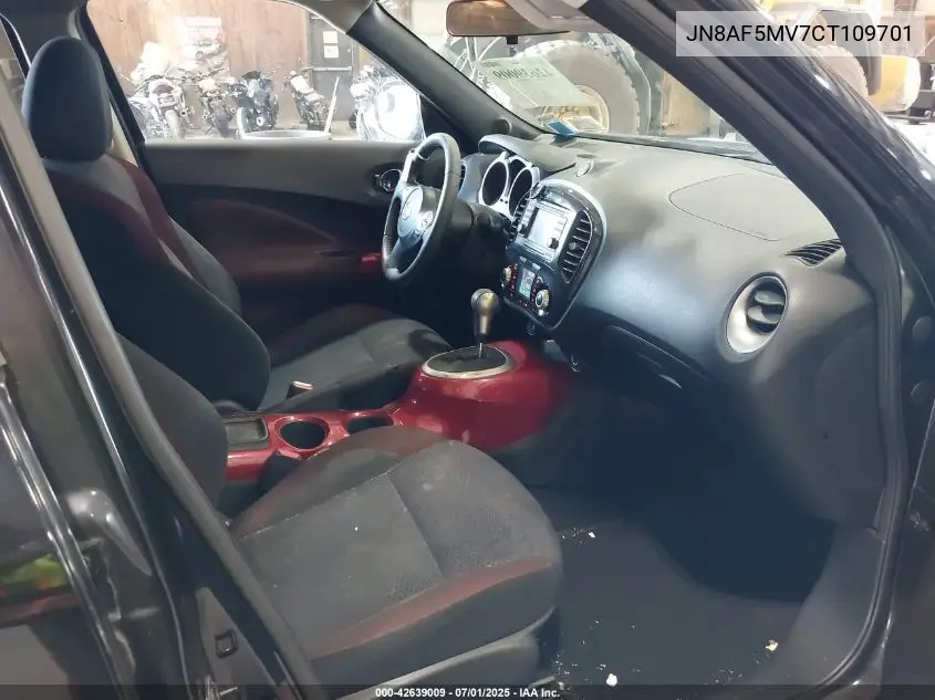 2012 Nissan Juke Sv VIN: JN8AF5MV7CT109701 Lot: 42639009