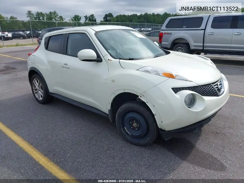 2012 Nissan Juke Sl VIN: JN8AF5MR1CT113522 Lot: 42639490