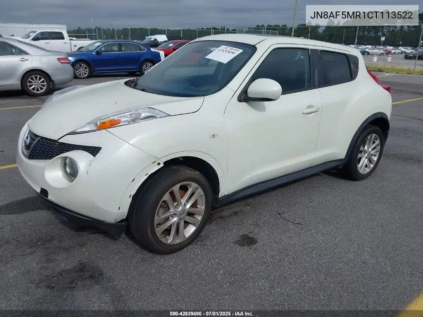 2012 Nissan Juke Sl VIN: JN8AF5MR1CT113522 Lot: 42639490