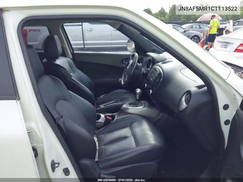 2012 Nissan Juke Sl VIN: JN8AF5MR1CT113522 Lot: 42639490