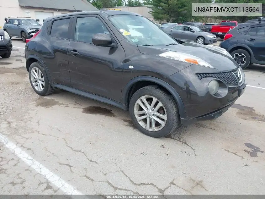 2012 Nissan Juke Sv VIN: JN8AF5MVXCT113564 Lot: 42670766