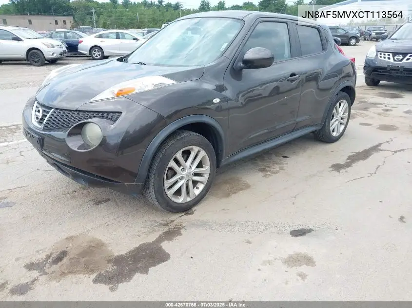 2012 Nissan Juke Sv VIN: JN8AF5MVXCT113564 Lot: 42670766