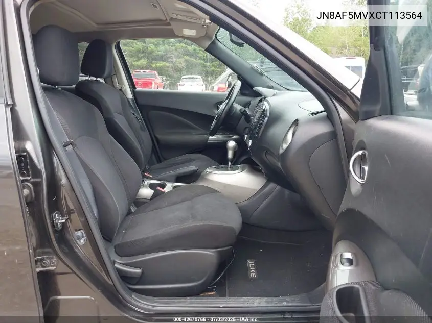 2012 Nissan Juke Sv VIN: JN8AF5MVXCT113564 Lot: 42670766