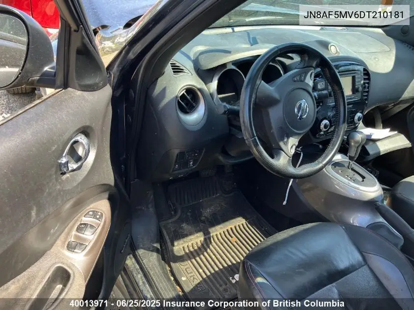 2013 Nissan Juke VIN: JN8AF5MV6DT210181 Lot: 40013971