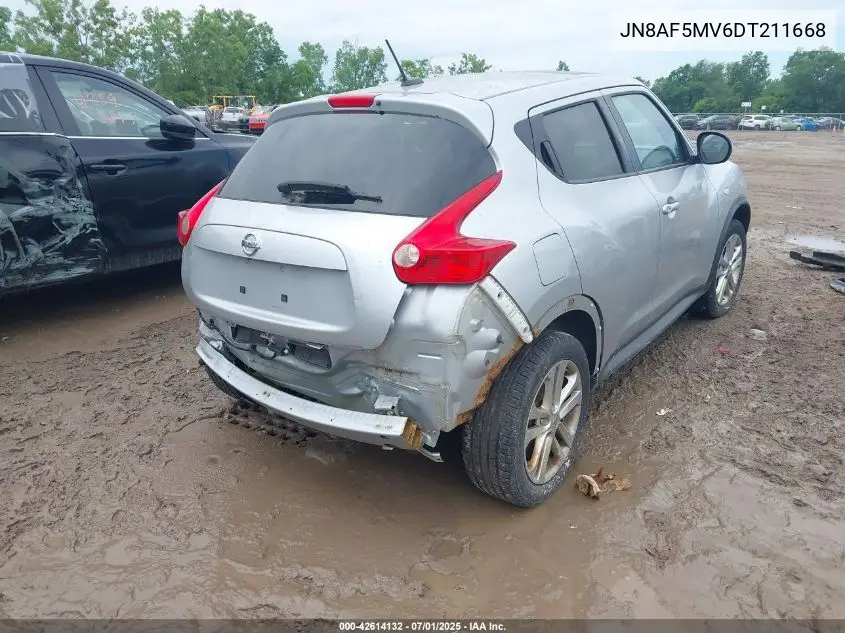 2013 Nissan Juke Sv VIN: JN8AF5MV6DT211668 Lot: 42614132