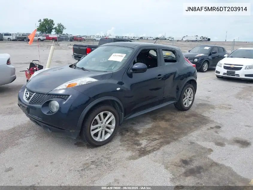 2013 Nissan Juke S VIN: JN8AF5MR6DT203914 Lot: 42619880