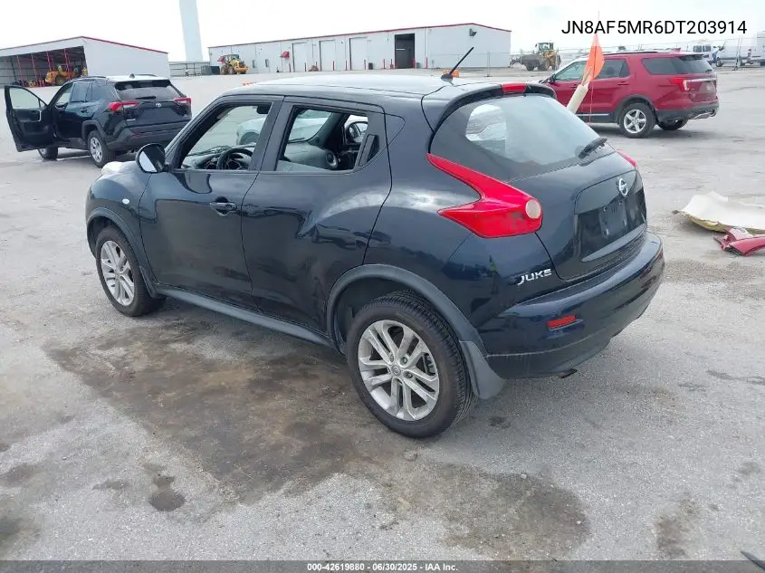2013 Nissan Juke S VIN: JN8AF5MR6DT203914 Lot: 42619880