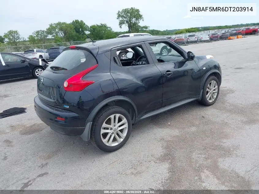 2013 Nissan Juke S VIN: JN8AF5MR6DT203914 Lot: 42619880