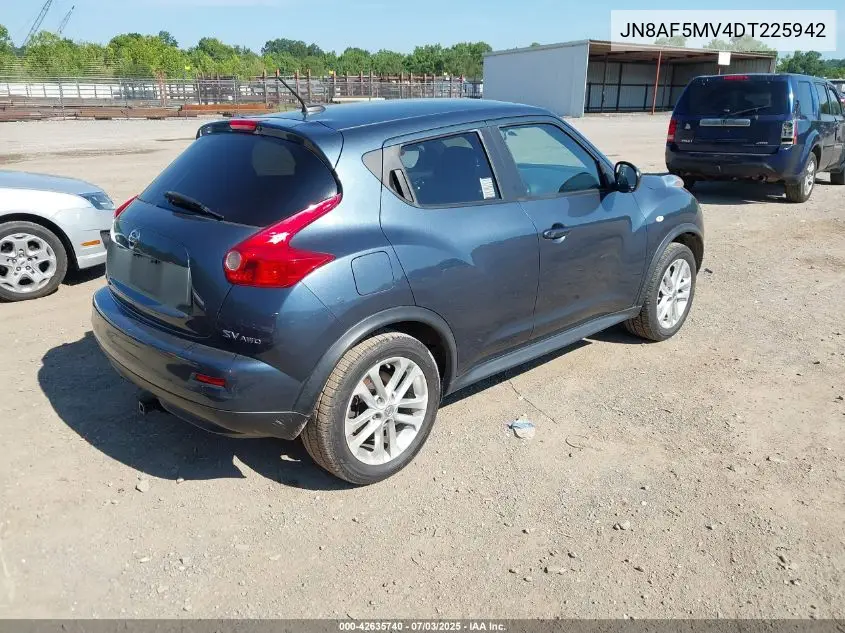 2013 Nissan Juke Sv VIN: JN8AF5MV4DT225942 Lot: 42635740