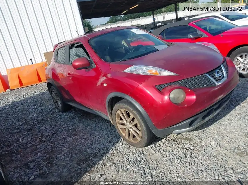2013 Nissan Juke Sv VIN: JN8AF5MR3DT203272 Lot: 42656211