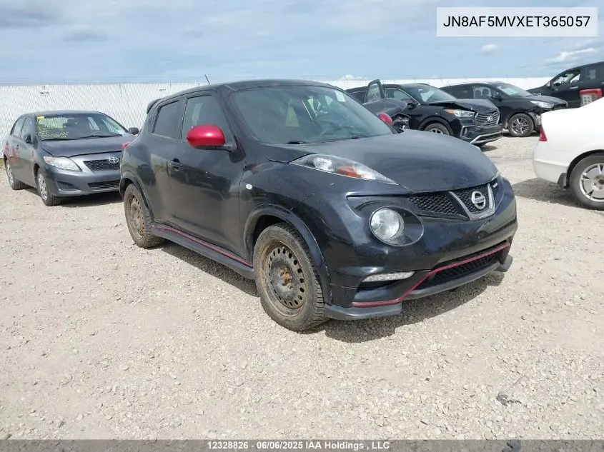 2014 Nissan Juke VIN: JN8AF5MVXET365057 Lot: 12328826
