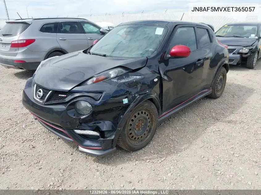 2014 Nissan Juke VIN: JN8AF5MVXET365057 Lot: 12328826