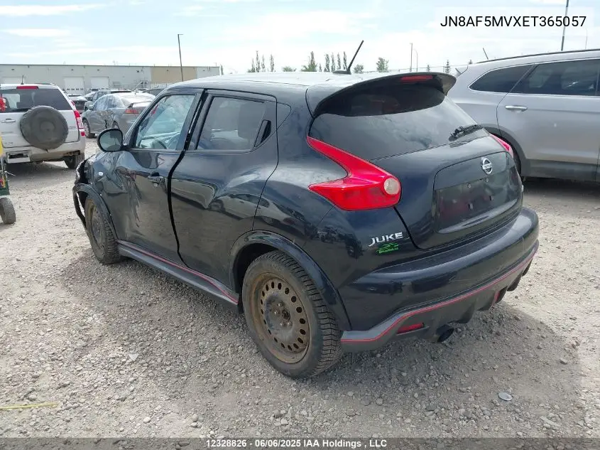 2014 Nissan Juke VIN: JN8AF5MVXET365057 Lot: 12328826