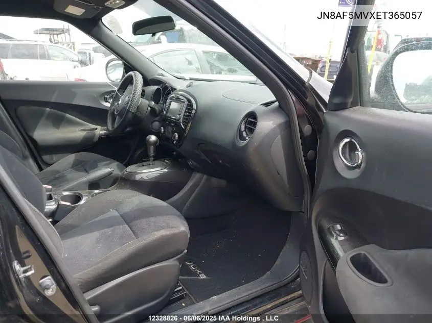 2014 Nissan Juke VIN: JN8AF5MVXET365057 Lot: 12328826
