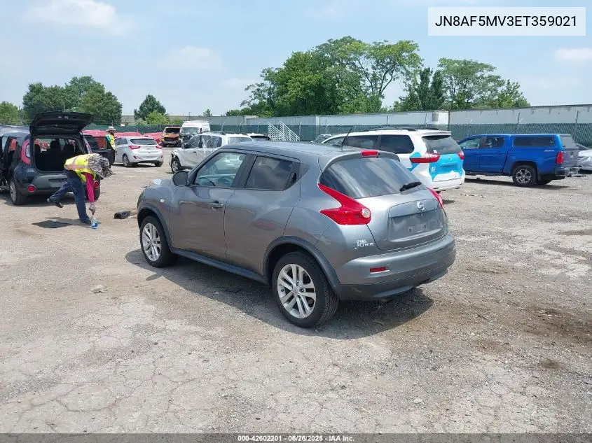 2014 Nissan Juke Sv VIN: JN8AF5MV3ET359021 Lot: 42602201