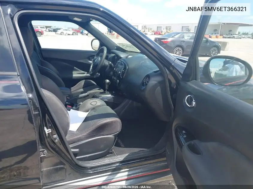 2014 Nissan Juke Nismo VIN: JN8AF5MV6ET366321 Lot: 42608751