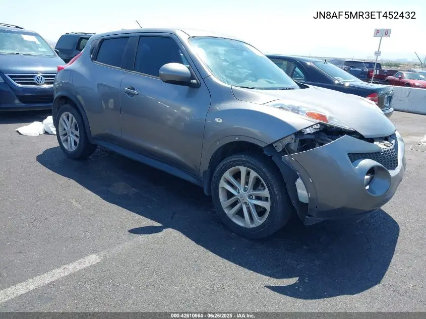 2014 Nissan Juke S VIN: JN8AF5MR3ET452432 Lot: 42610564