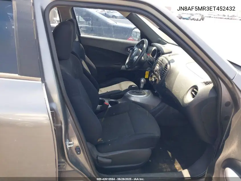 2014 Nissan Juke S VIN: JN8AF5MR3ET452432 Lot: 42610564
