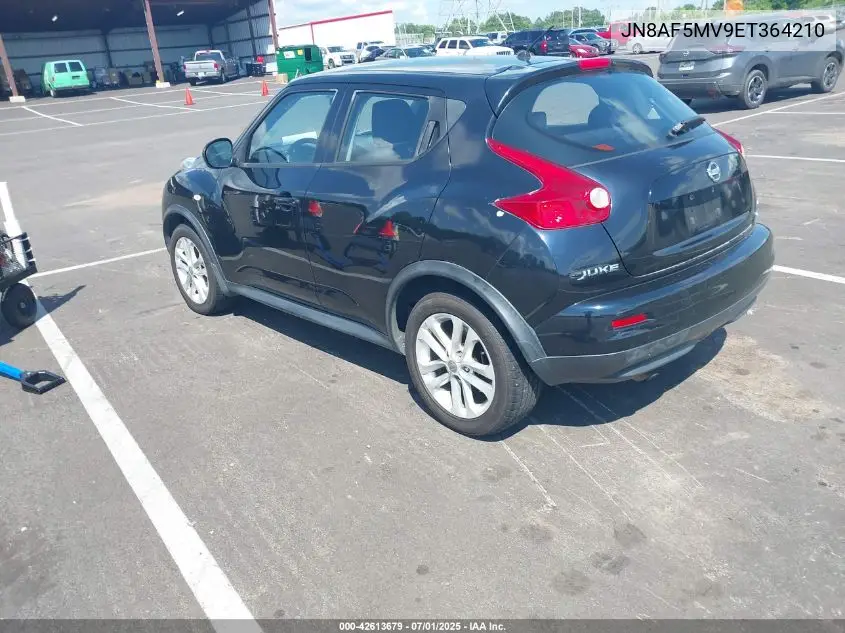 2014 Nissan Juke Nismo/S/Sl/Sv VIN: JN8AF5MV9ET364210 Lot: 42613679