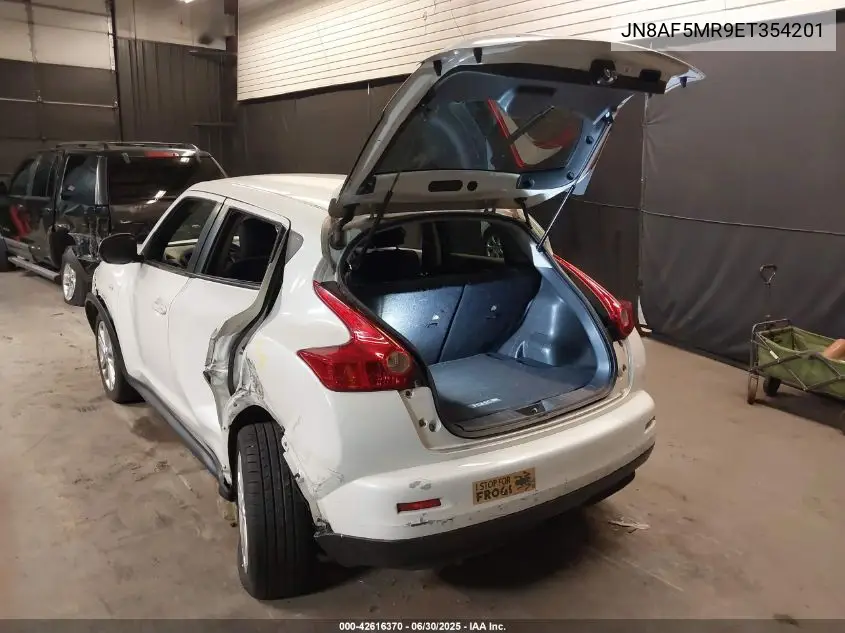 2014 Nissan Juke S VIN: JN8AF5MR9ET354201 Lot: 42616370