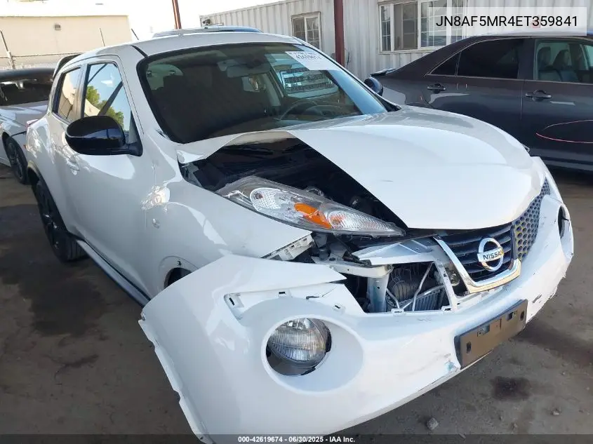 2014 Nissan Juke S VIN: JN8AF5MR4ET359841 Lot: 42619674