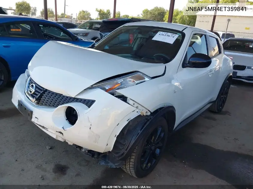 2014 Nissan Juke S VIN: JN8AF5MR4ET359841 Lot: 42619674