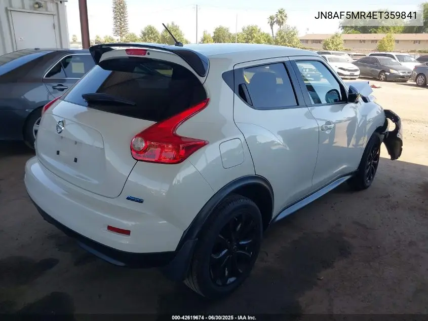 2014 Nissan Juke S VIN: JN8AF5MR4ET359841 Lot: 42619674
