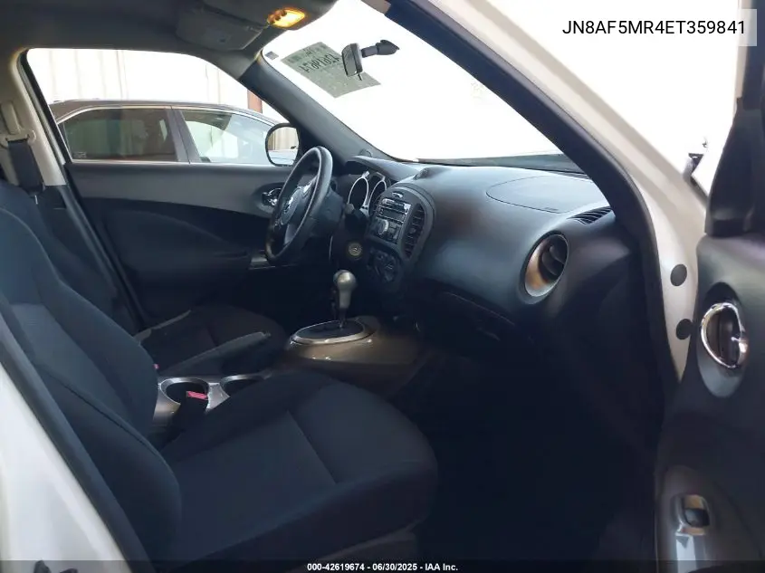 2014 Nissan Juke S VIN: JN8AF5MR4ET359841 Lot: 42619674