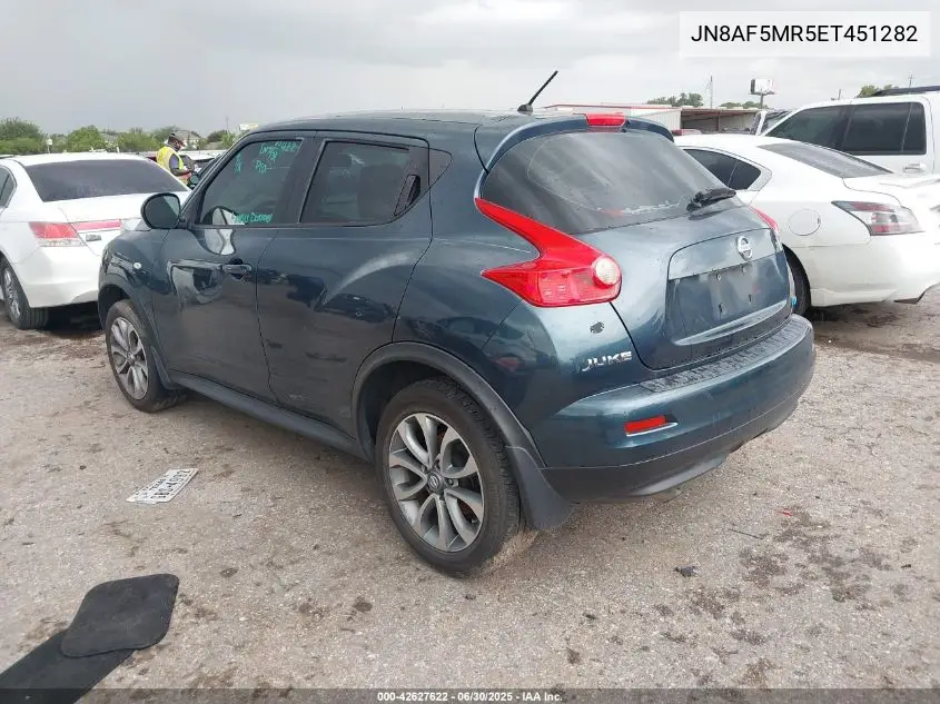 2014 Nissan Juke S VIN: JN8AF5MR5ET451282 Lot: 42627622