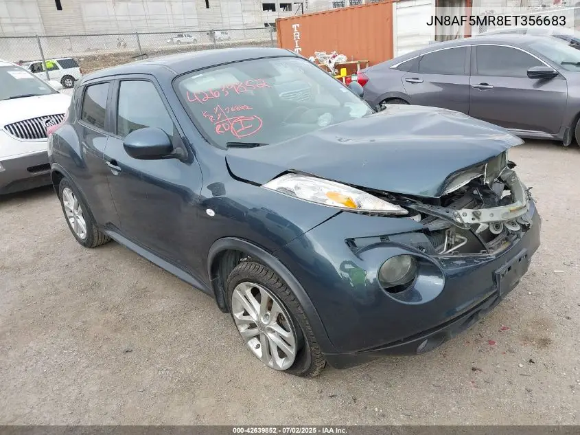 2014 Nissan Juke S/Sv/Sl/Nismo VIN: JN8AF5MR8ET356683 Lot: 42639852