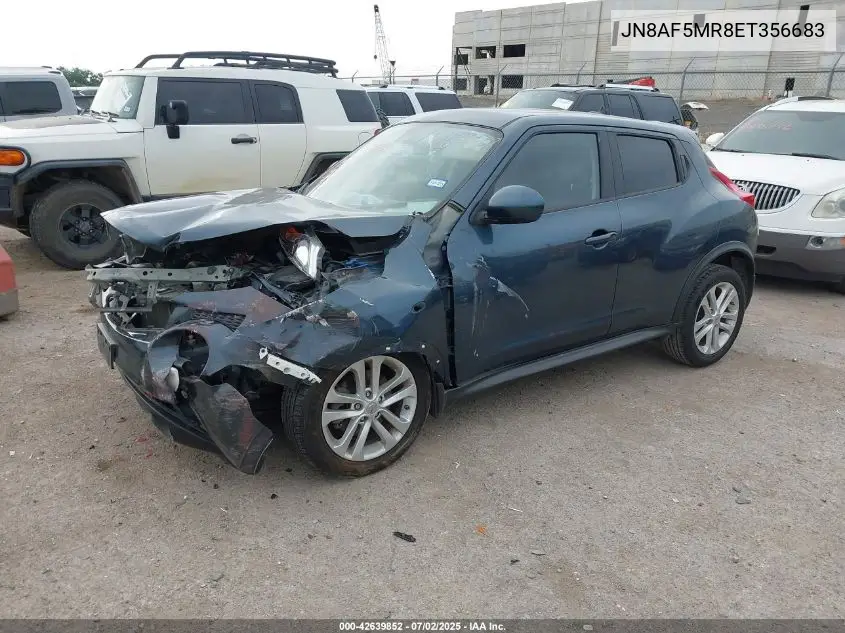 2014 Nissan Juke S/Sv/Sl/Nismo VIN: JN8AF5MR8ET356683 Lot: 42639852