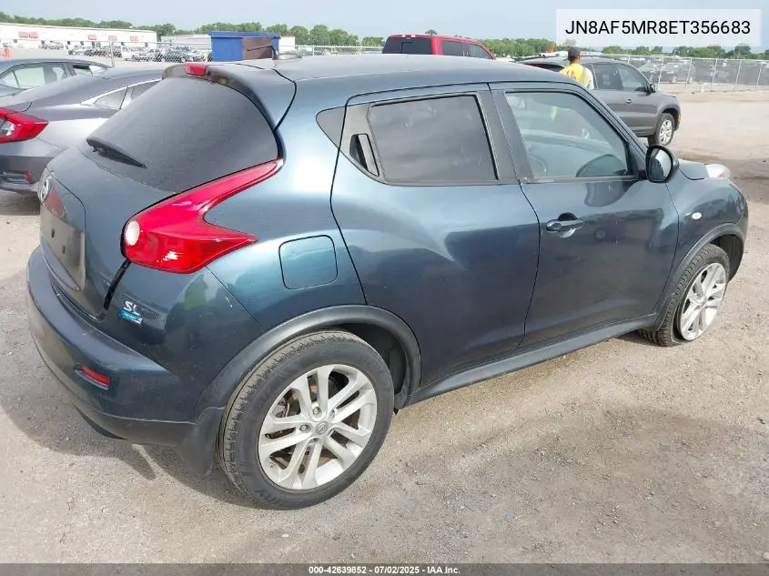2014 Nissan Juke S/Sv/Sl/Nismo VIN: JN8AF5MR8ET356683 Lot: 42639852