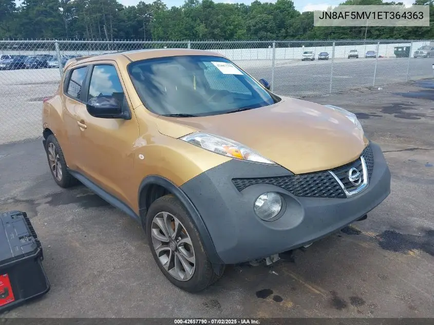 2014 Nissan Juke Sl VIN: JN8AF5MV1ET364363 Lot: 42657790