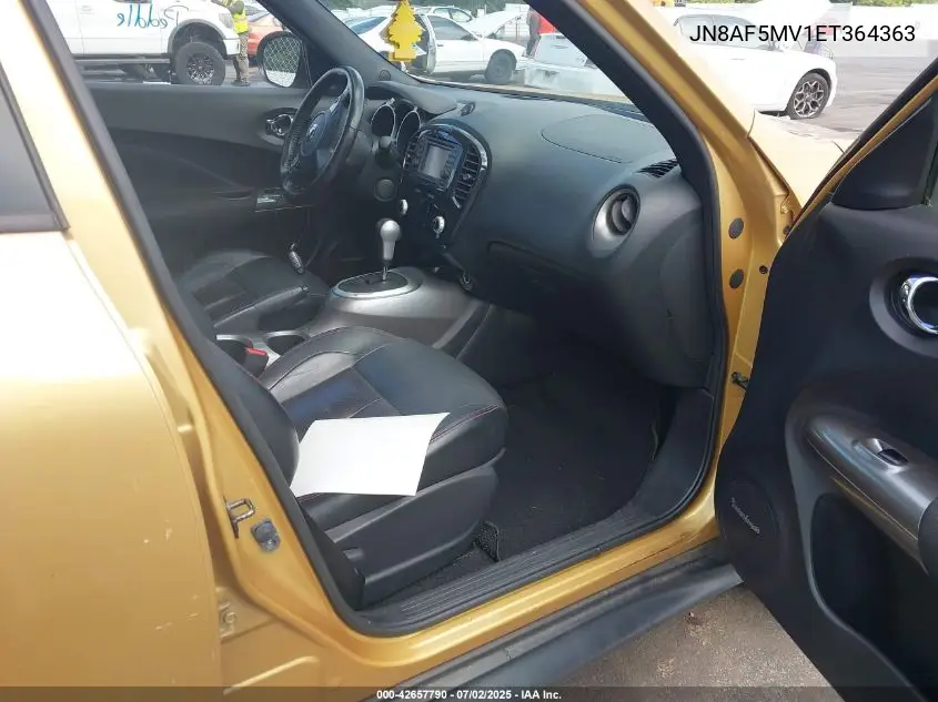 2014 Nissan Juke Sl VIN: JN8AF5MV1ET364363 Lot: 42657790