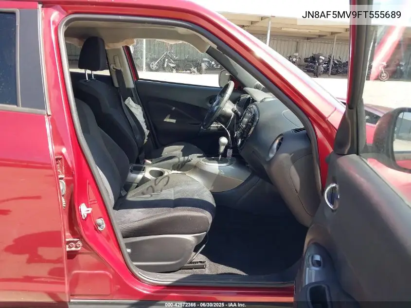2015 Nissan Juke Sv VIN: JN8AF5MV9FT555689 Lot: 42572366