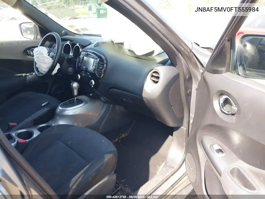 2015 Nissan Juke Sv VIN: JN8AF5MV0FT555984 Lot: 42612758