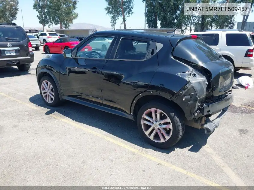 2015 Nissan Juke Sl VIN: JN8AF5MR7FT509457 Lot: 42616314