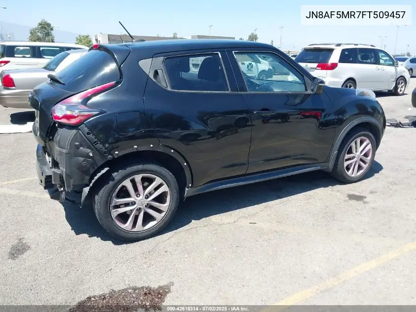 2015 Nissan Juke Sl VIN: JN8AF5MR7FT509457 Lot: 42616314