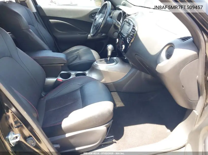 2015 Nissan Juke Sl VIN: JN8AF5MR7FT509457 Lot: 42616314