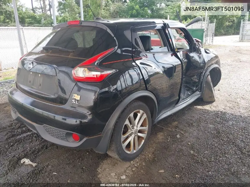 2015 Nissan Juke Sl VIN: JN8AF5MR3FT501095 Lot: 42636162